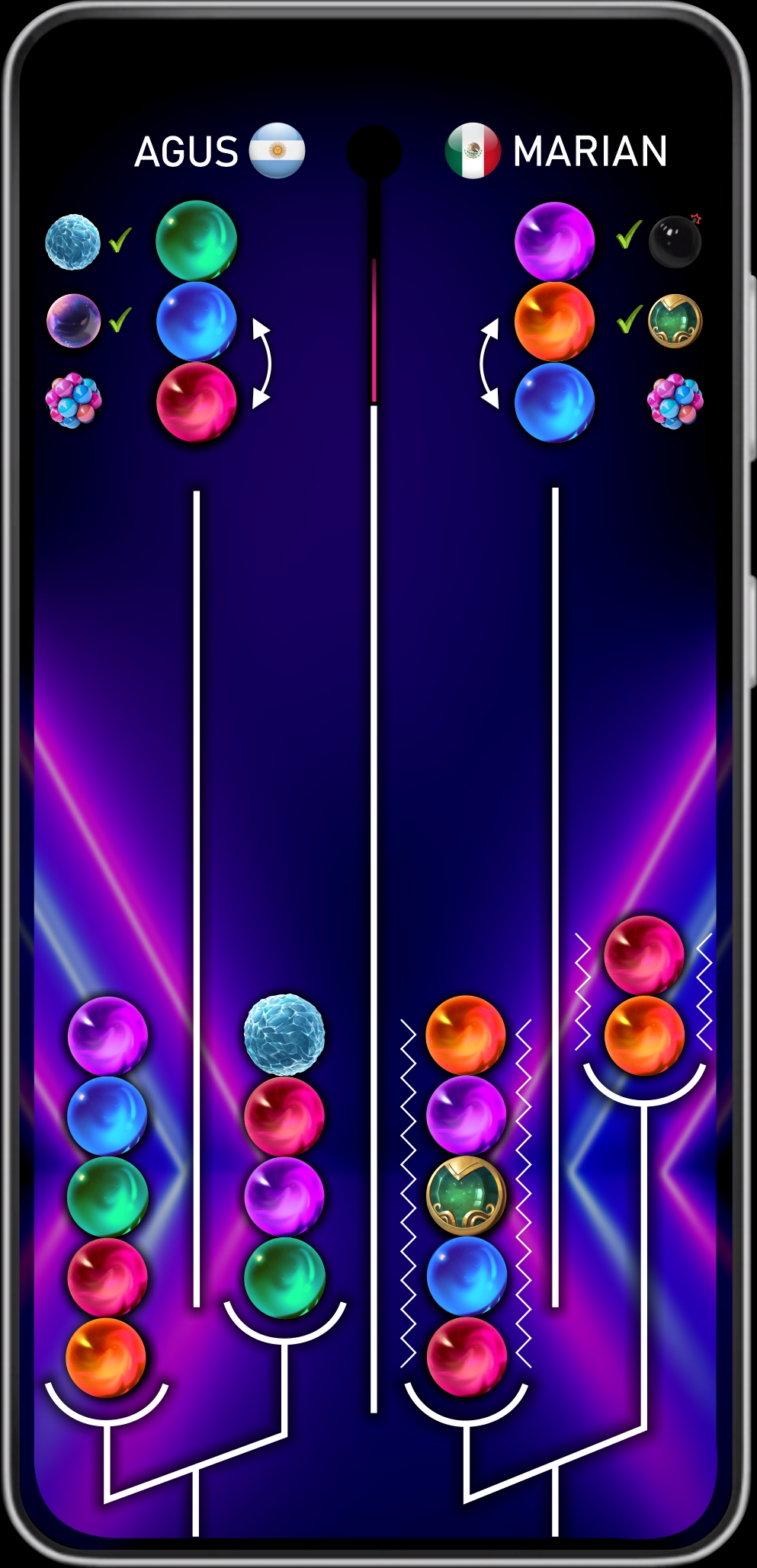 Game on Phone Screen